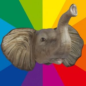 'ELEPHANT 32 couleurs au choix 109cm-67163799